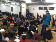 بالصور: احياء ذكرى المولد النبوي الشريف في مسجد النور بمدينة اللد